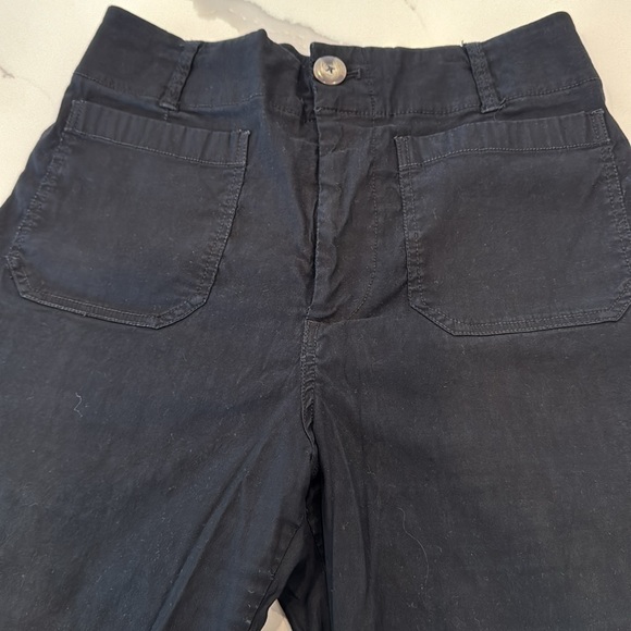 MAEVE Anthropologie The Colette Wide-Leg Cropped
Pants 30p Black - Picture 4 of 13